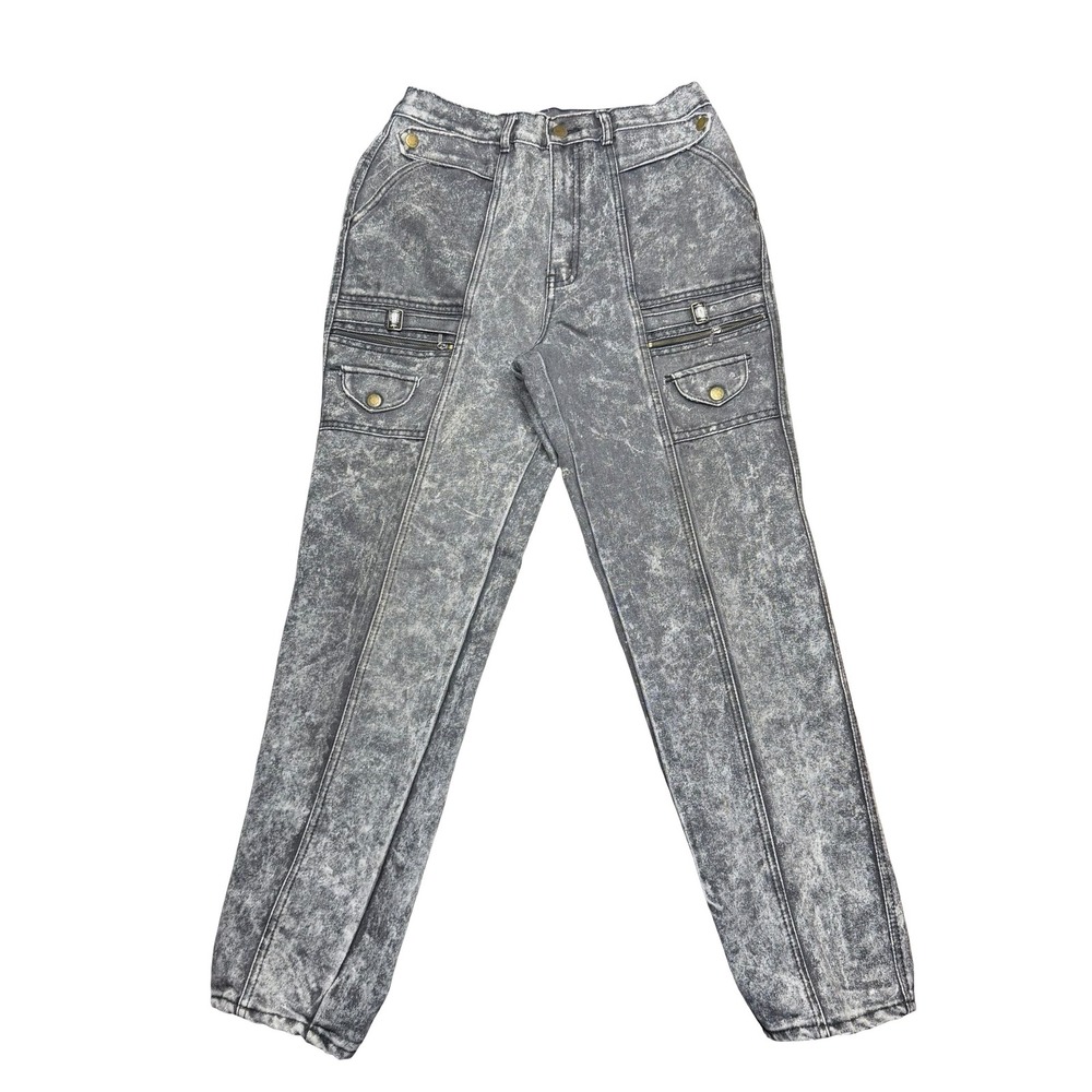Vintage 90s Roglins‎ black denim stonewashed jeans 28x28